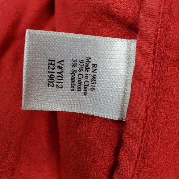 Coldwater Creek Red Zipper Jacket Small - Picture 4 of 9